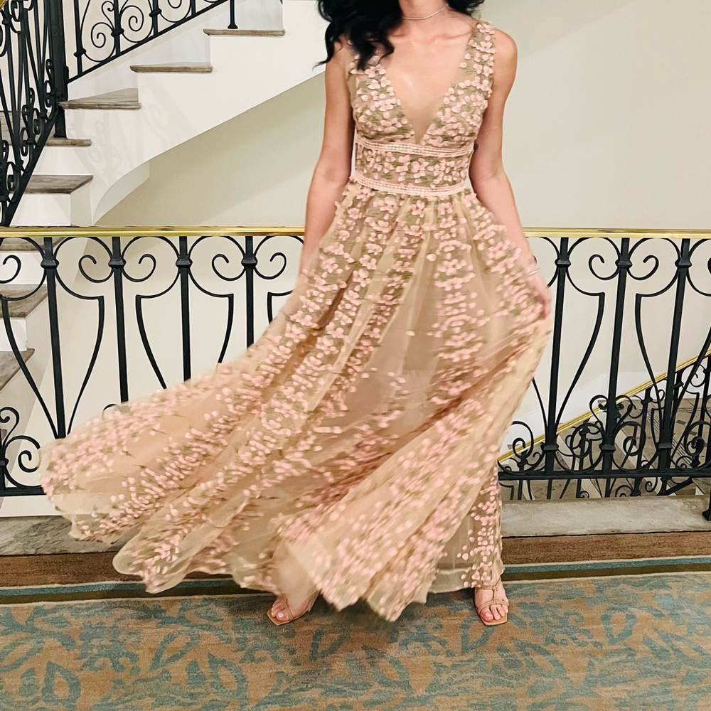 Megan Maxi Dress by Bronx and Banco, Color: Rose